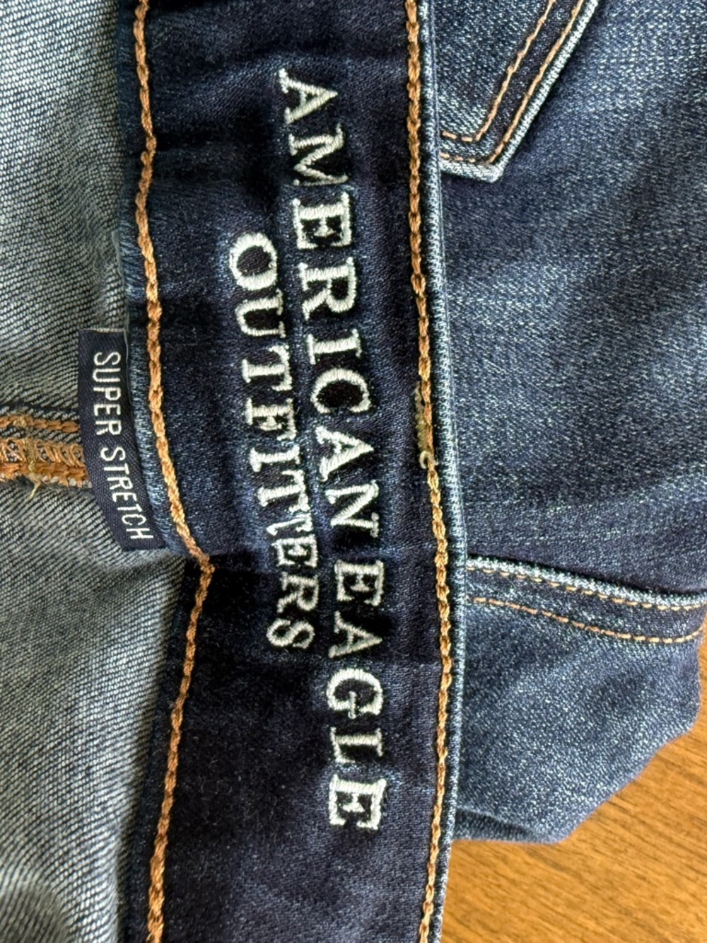 American Eagle Outfitters High-Rise Super Stretch Skinny Jeans 16 Long - Picture 9 of 12
